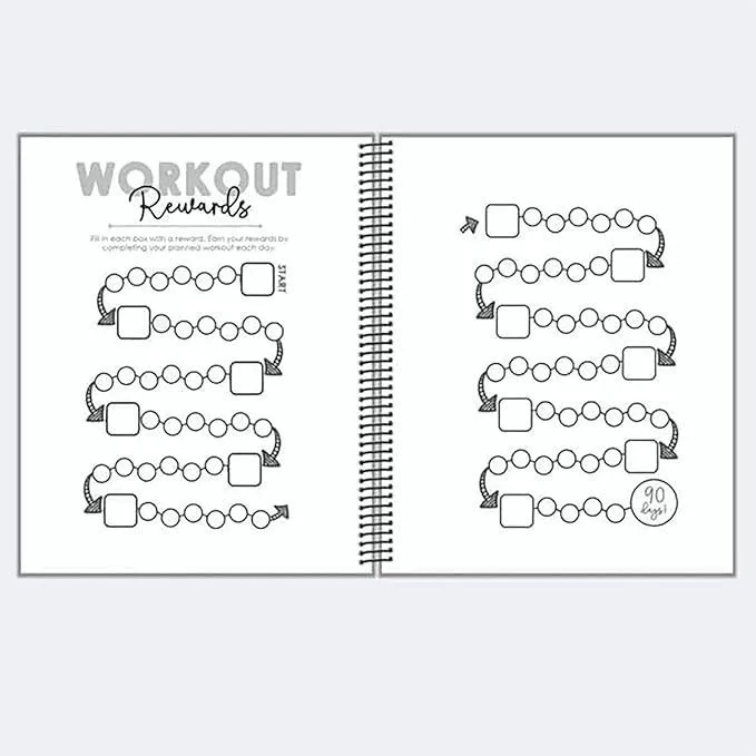 Кроссборzерный Принят вызов Fitness Planner — 90-дневник упражнений и диеты