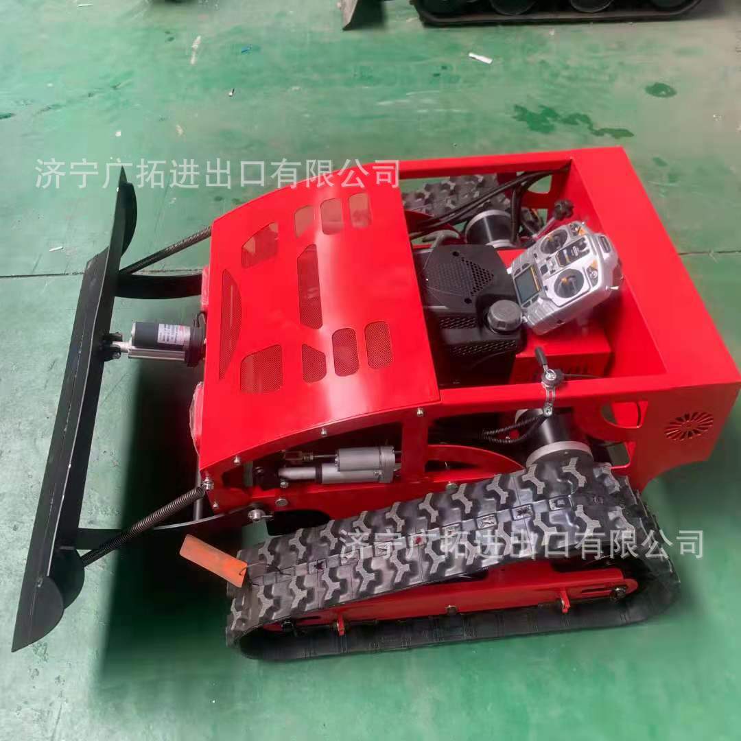 遥控履带割草机 全自动油电剪草机 遥控除草机推雪机割草机