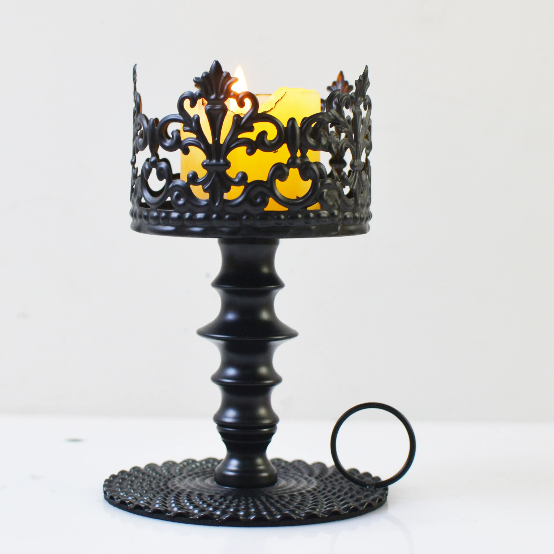 Creative handheld candle, resin decor, European style