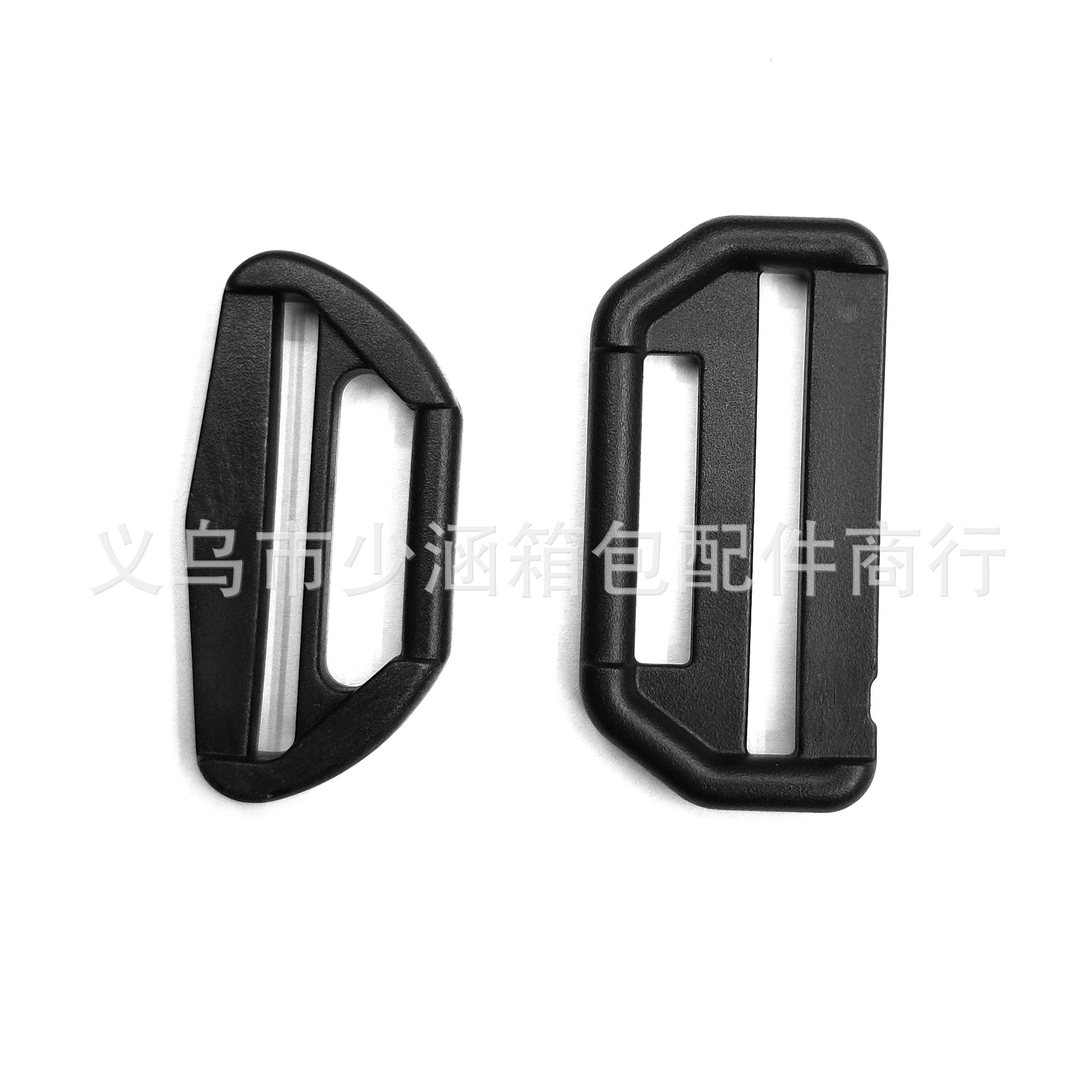 Фабрика 20/25 + 38 мм черный пластик Lu Пряжка двойной рот Соединенные лямки Пряжка крюк соединение D Пряжка питания