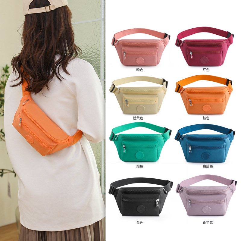 New Waist Bag Women's Fashion Travel Sports Chest Bag Korean Women's Shoulder Bag Casual All-match Women's Crossbody Backpack