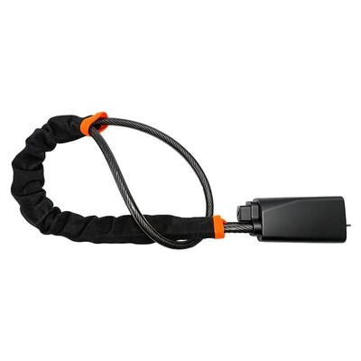 Car lock: Lengthened Steel Cable, Adjustable Retractable