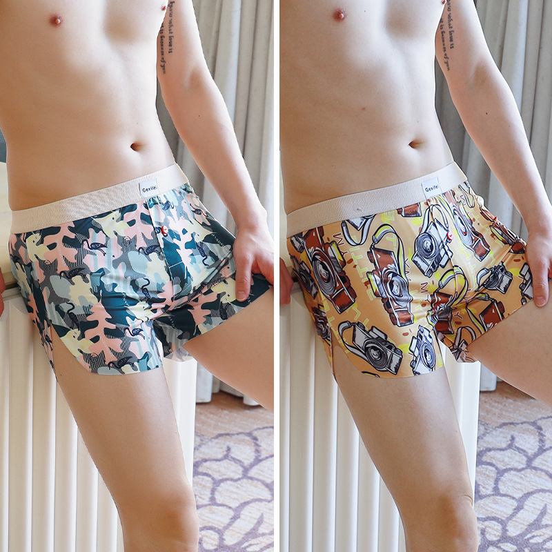 Pantalones cortos de hombre, pantalones de hielo de alta calidad, pantalones de cuatro cuadrados de hombre, pantalones de calzado de hombre, pantalones de calzado de hombre