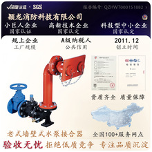 SQB150墙壁式DN150消防水泵接合器颖杰SQS100墙壁老式水泵接合器