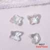 Jewelry, crystal, sea salt, flashing diamond bulb, rectangular nail decoration