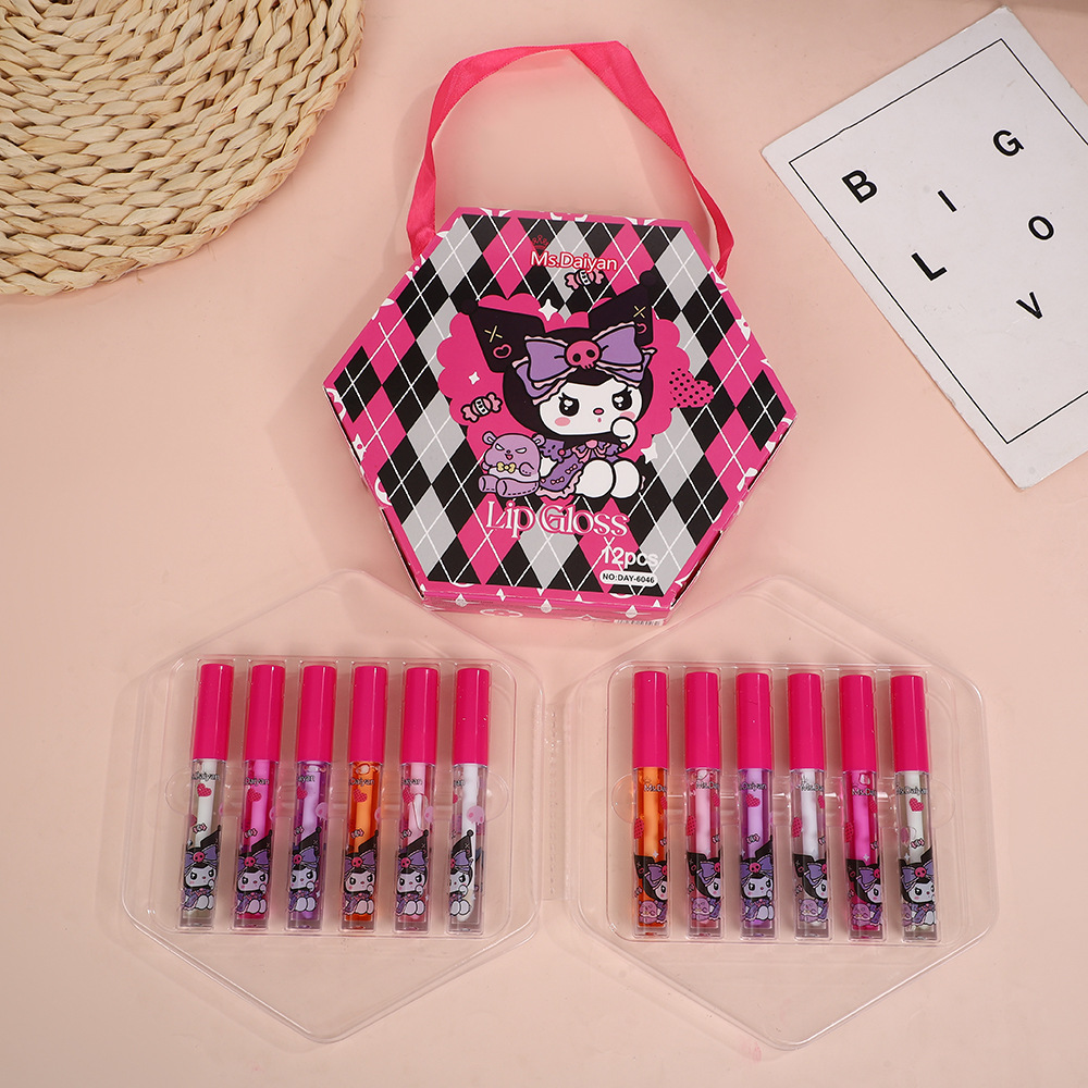Popular Foreign Trade Item: Cartoon Lip Gloss, Cross-Border Moisturizing Lip Oil, Easy-To-Apply Lip Color, Hydrating and Moisturizing Lipstick, Universal Use