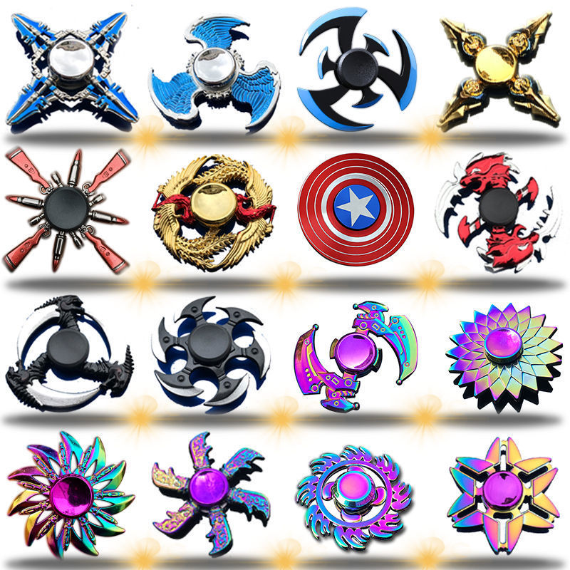 合金指尖陀螺儿童玩具指尖螺旋减压手指陀螺