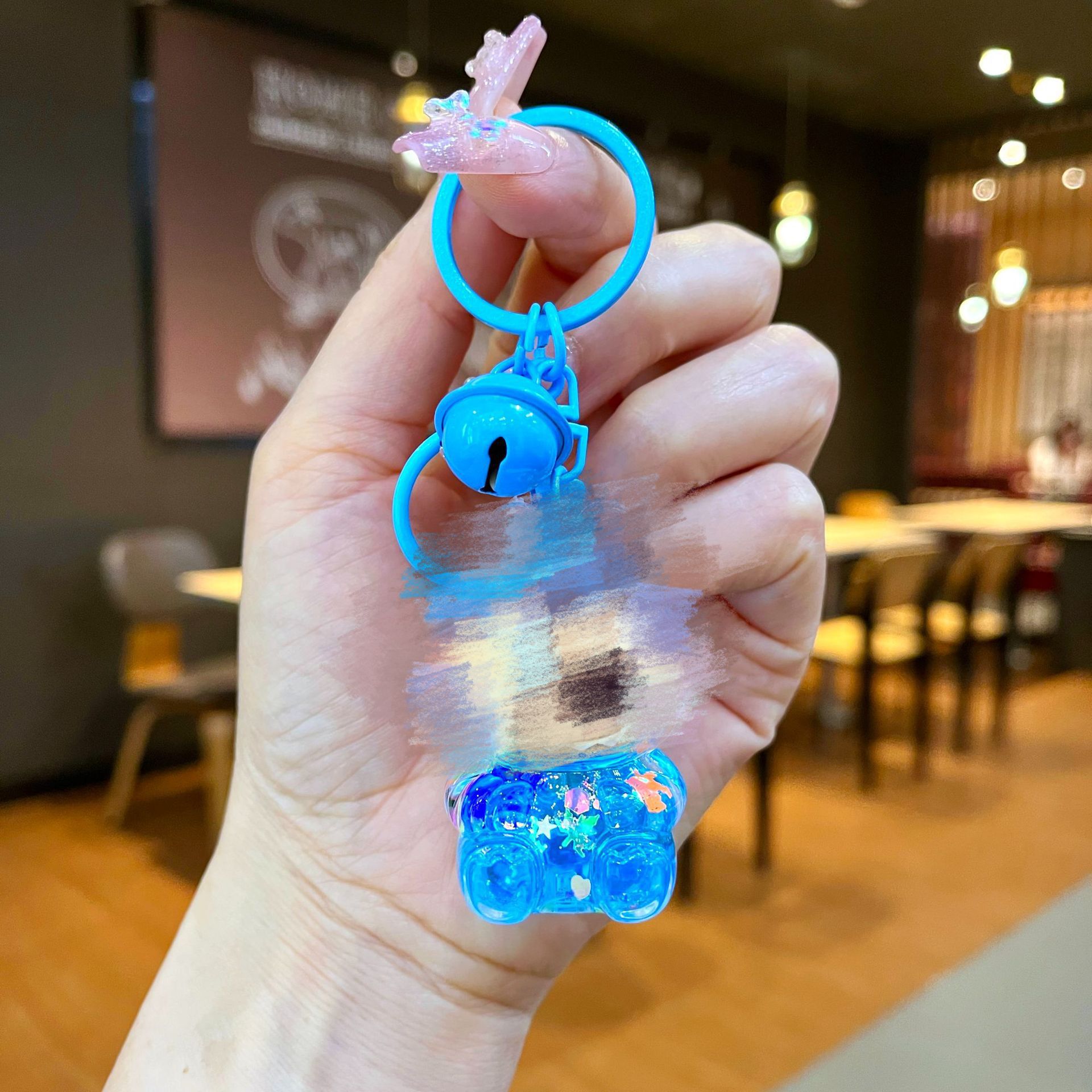 컬러 하드웨어 [블루] 야광 플래시 작은 천