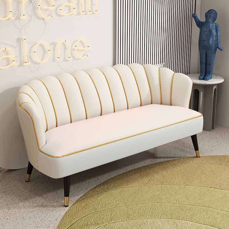 Casa de alquiler pequeña sala de estar red tienda de ropa sofá dormitorio tienda de té de leche salón de belleza sofá área de descanso lujoso