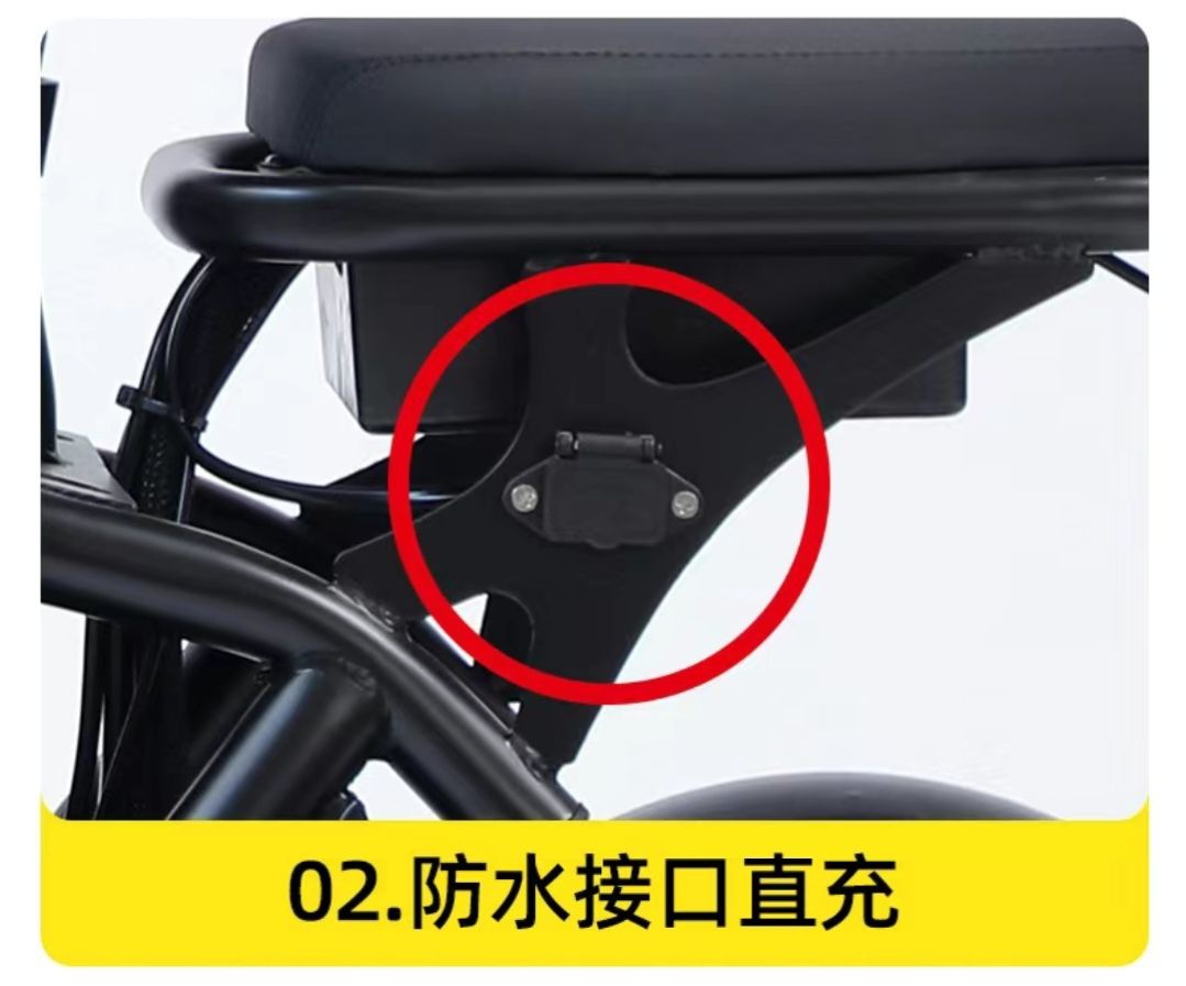 Electric Mobility Scooter for Elderly, Small Household Use, Child Transport, Women's Folding Parent-Child Scooter, Lightweight Electric Vehicle