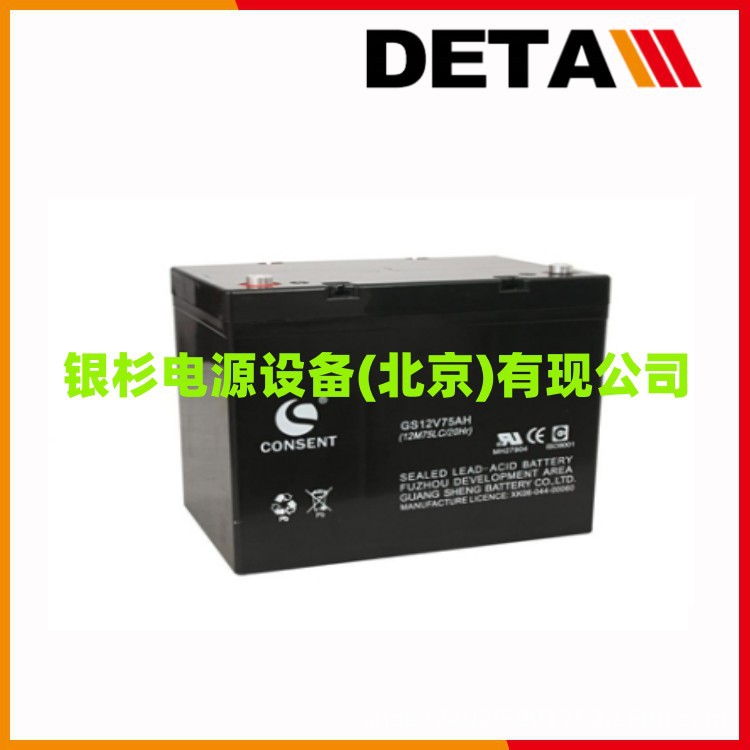 美国CONSENT蓄电池GS12V26AH 铅酸技术特色电源