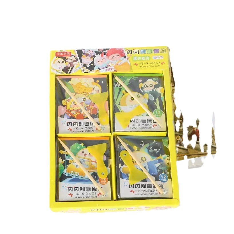 Яйцо кукла царапина живопись царапины Живопись карты Девушка Студент Популярная игрушка столовая висит доска игрушка два юаня магазин