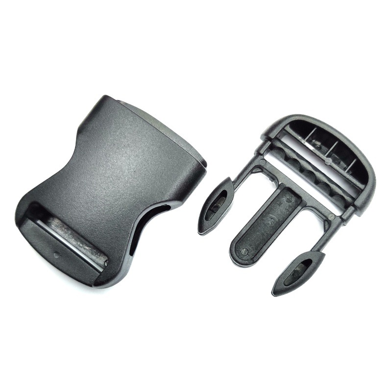 Factory Supplies 20~51mm Plastic Webbing Adjustment Buckles, Round Frog-Type Safety Buckles, Backpack Buckles, and Schoolbag Buckles