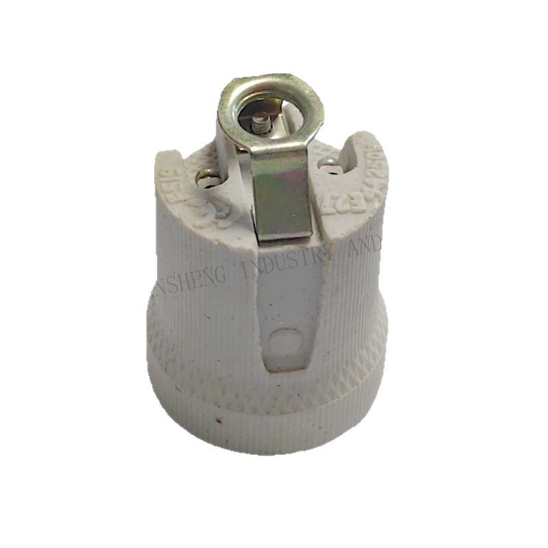 E27 soporte de lámpara cerámica resistente a altas temperaturas conector de lámpara cerámica accesorios de lámpara