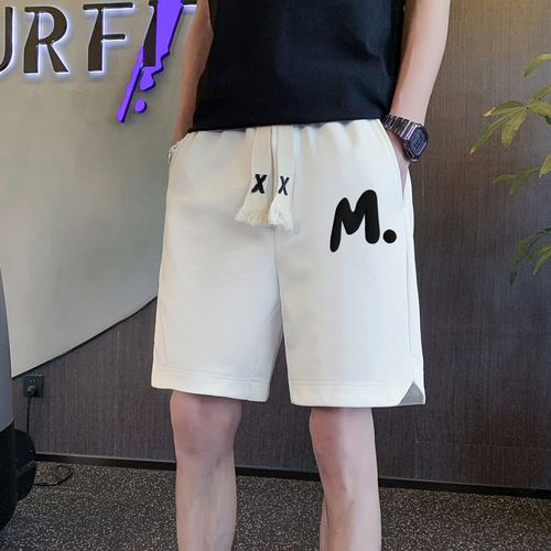 American shorts quarter-pants, men's breathable fitness, retro basketball quarter-pants, running training, sweatpants, casual ball pants.