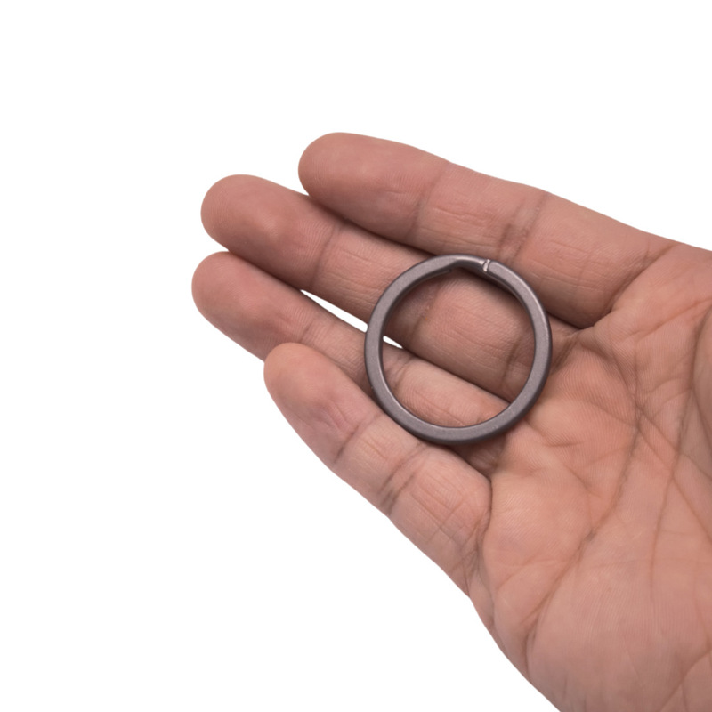 チタン合金キーホルダーキーリング純チタンキーホルダーメーカー卸売り10-35mm多目的錆びないリング|undefined