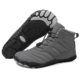 New cross-border men's cotton shoes snow fleece-lined cotton shoes thickened warm plus size women's snow boots non-slip five-finger cotton boots