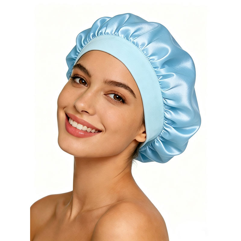 Transfronterizo Amazon seda elástica gorra de dormir gorra de belleza gorra image 7