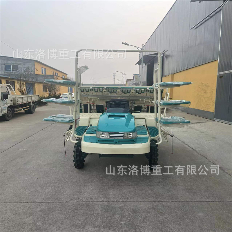 新款水稻田插秧机 高速乘坐式水稻插秧机 水稻秧苗插秧种植机