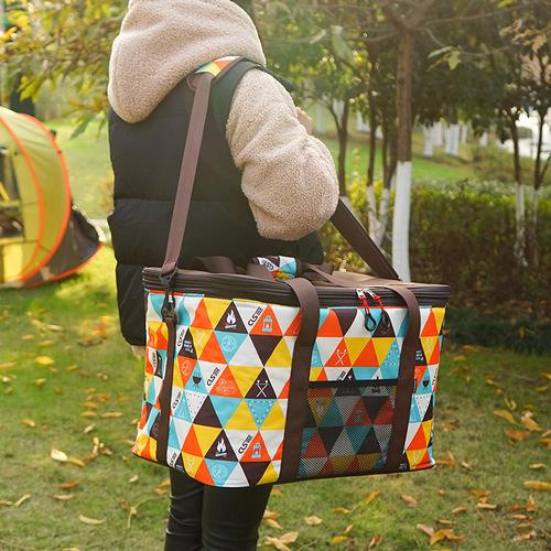 CLS outdoor large-capacity camping bag adjustable height sundries storage box camping handbag self-driving travel bag