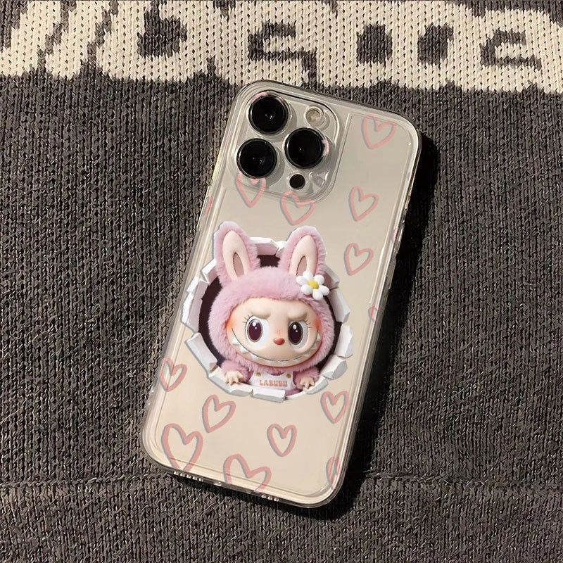 iPhone16 携帯電話ケース Apple Huawei vivo Xiaomi OPPO Redmi 透明に適したカップル プローブ ラブ バブ|undefined