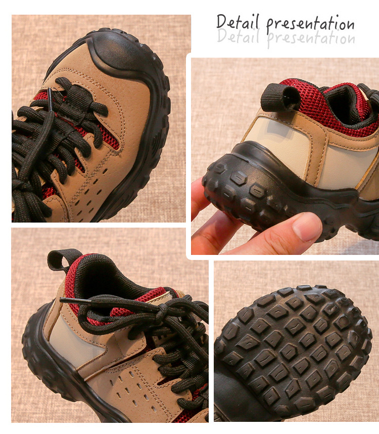 Jungen 2024 Frühling und Herbst Bergsteigen Weiche Sohlen Anti-Rutsch Weibliche Baby Sport Mode Kinder Casual Single_voghion.com