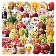 50张跨境抽象头像贴纸卡通个性搞笑涂鸦装饰汽车DTY防水贴画批发