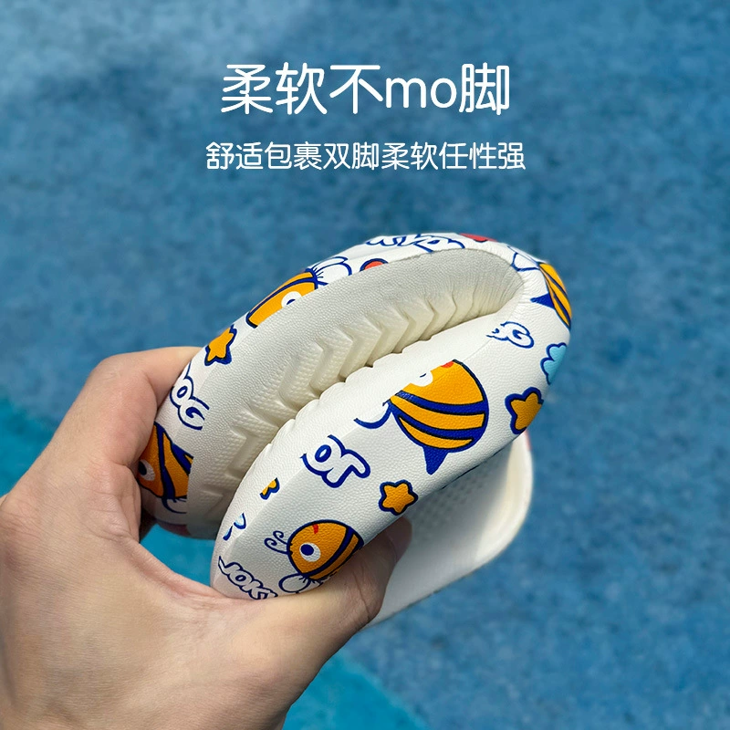 Детские летние нескольченные cartoon тапочки для мальчиков для купания, семейный стиль