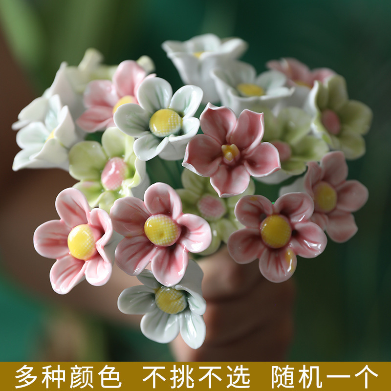 景德镇纯手工陶瓷冰箱贴花瓶款特色潮流磁吸原产地手绘冰箱贴|undefined