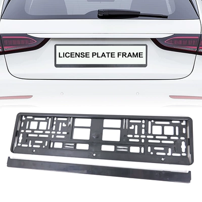 Cross-Border Hot Selling Plastic European Standard License plate holder/license plate holder