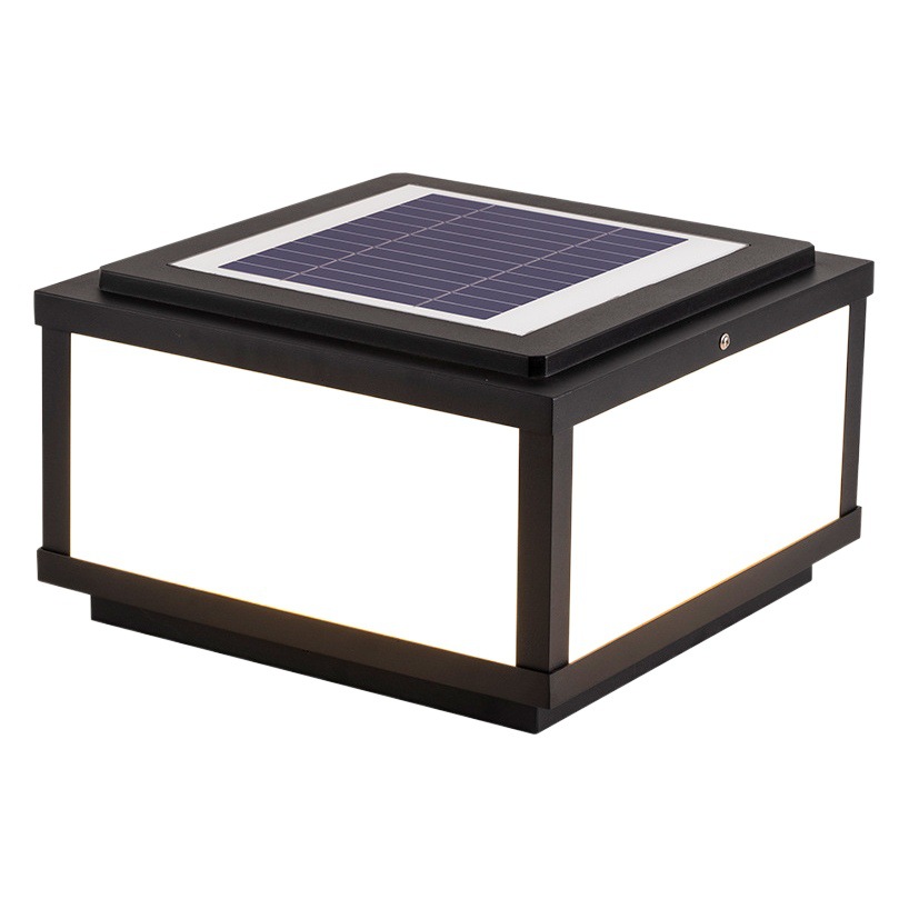 Lámpara Solar de Columna Pinye, Lámpara de Pared para Jardín, Impermeable, Moderna y Sencilla, para Hogar, Villa, Puerta, Patio