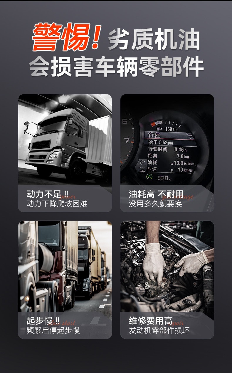 Suitable for genuine fully synthetic diesel engine oil, single-bar micro tiller, rotary tiller, Yuchai engine, and truck-specific lubrication