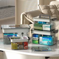 Multi-layer Medicine Box Home Use Large Capacity Medical Box Drug Storage Box Medication Storage Box First Aid Medical Box