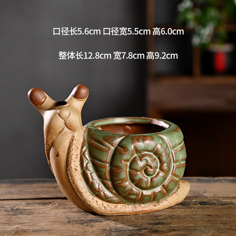 Cartoon Creative Animal Succulent Flower Pot Ceramic Household Special Clay Coarse Pottery Root Control Pot Special Clearance Wholesale Cartoon Creative Animal Succulent Flower Pot Ceramic Household Special Clay Coarse Pottery Root Control Pot Special Clearance Wholesale