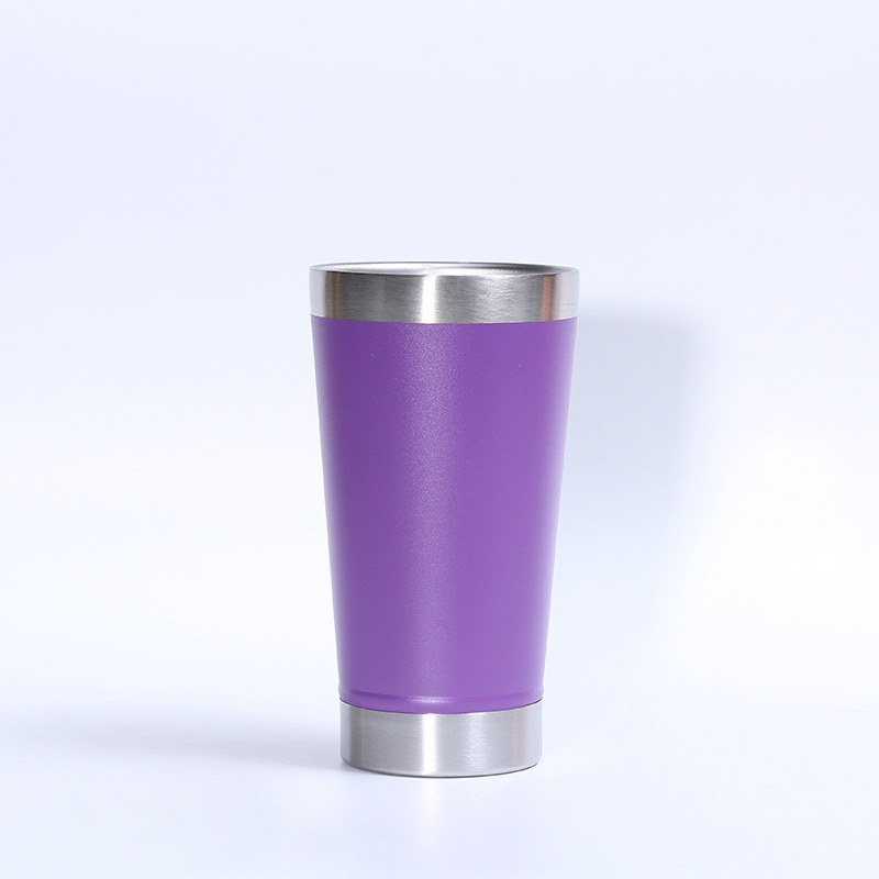 Brasil 20oz taza de cerveza de acero inoxidable al aire libre de coches de plástico taza de coche portátil auto-contenido botella abridor de vacío taza