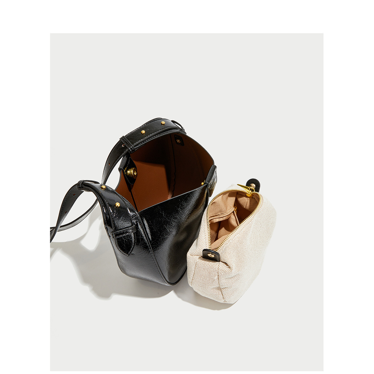 Tote Bag 2023 Top Quality New Large Capacity Retro Simple Casual Commuter Soft Leather Shoulder Bag Fashion Saddle Bag_voghion.com