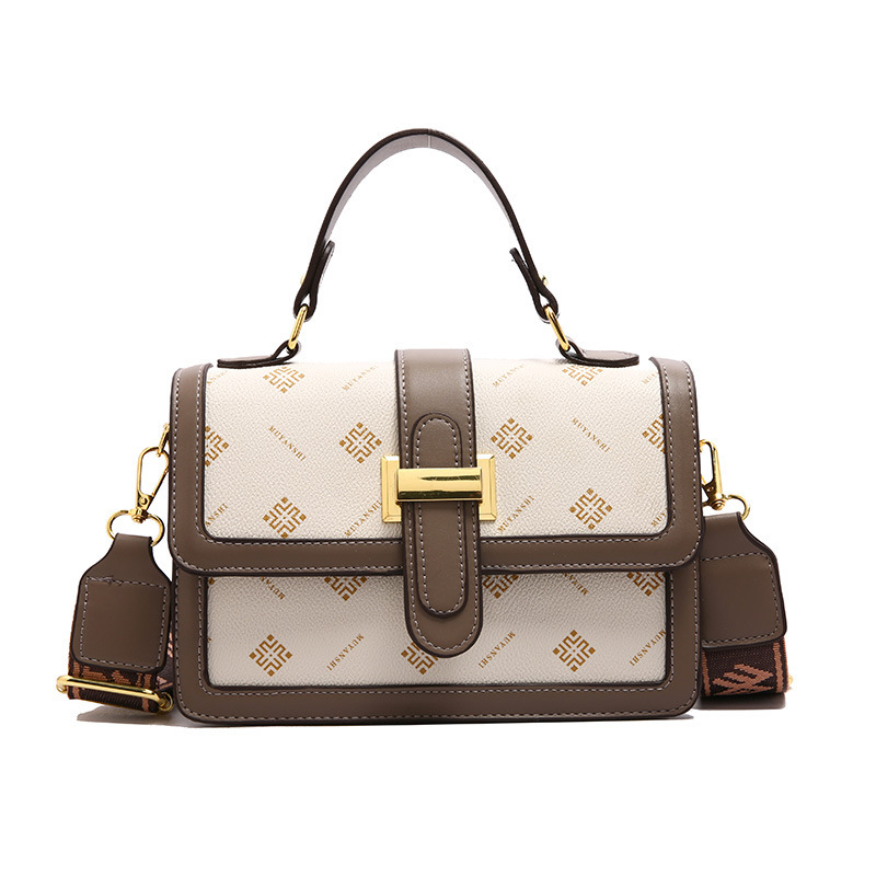 Bolsos 2024 bolsos de mujer de moda bolsos de mensajero retro de alta gama de moda bolso de hombro de estilo occidental bolso cuadrado pequeño portátil