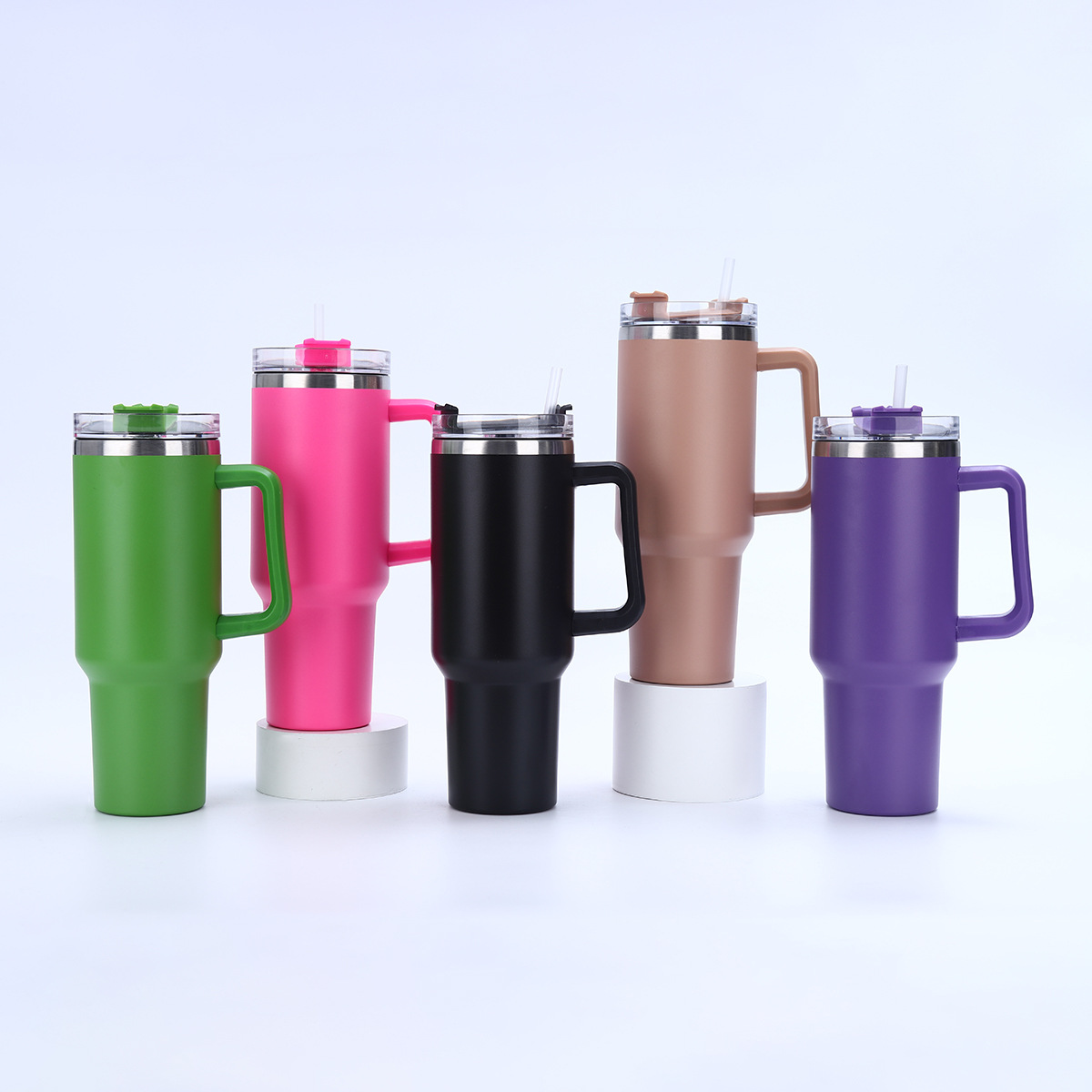 Cross-border Giant 304 Stainless Steel Insulated 40oz Car With Handle Portable Straw Ice Cup_voghion.com