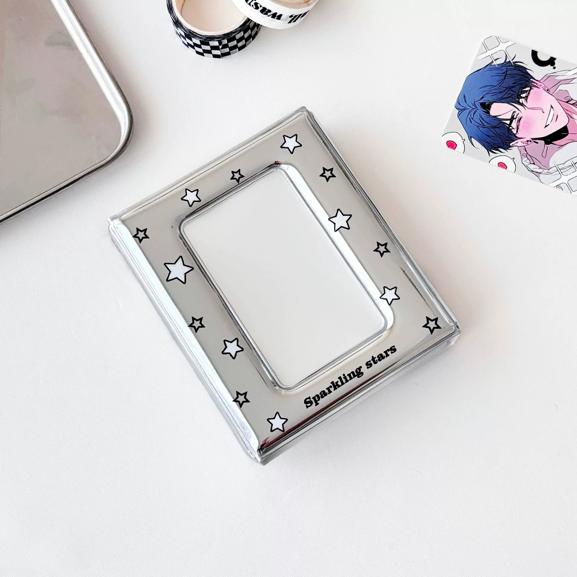 Polaroid, подлинный серебряный держатель карт, карточник, система хранения, фотоальбом
