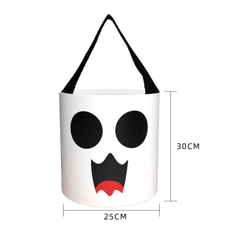 thumbnail image 2 of Bolsa de dulces de Halloween luminosa tridimensional, portátil, con tubo luminoso de calabaza con luz LED, bolsa de dulces de Halloween, 2 of 5