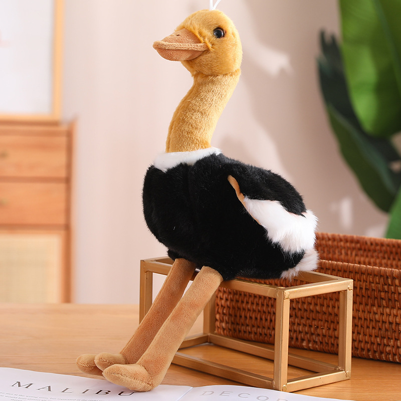 Muñeca de pájaro de simulación, juguete de peluche, muñeca de animal transfronteriza, regalo conmemorativo del zoológico, decoración escénica, muñeca de trapo