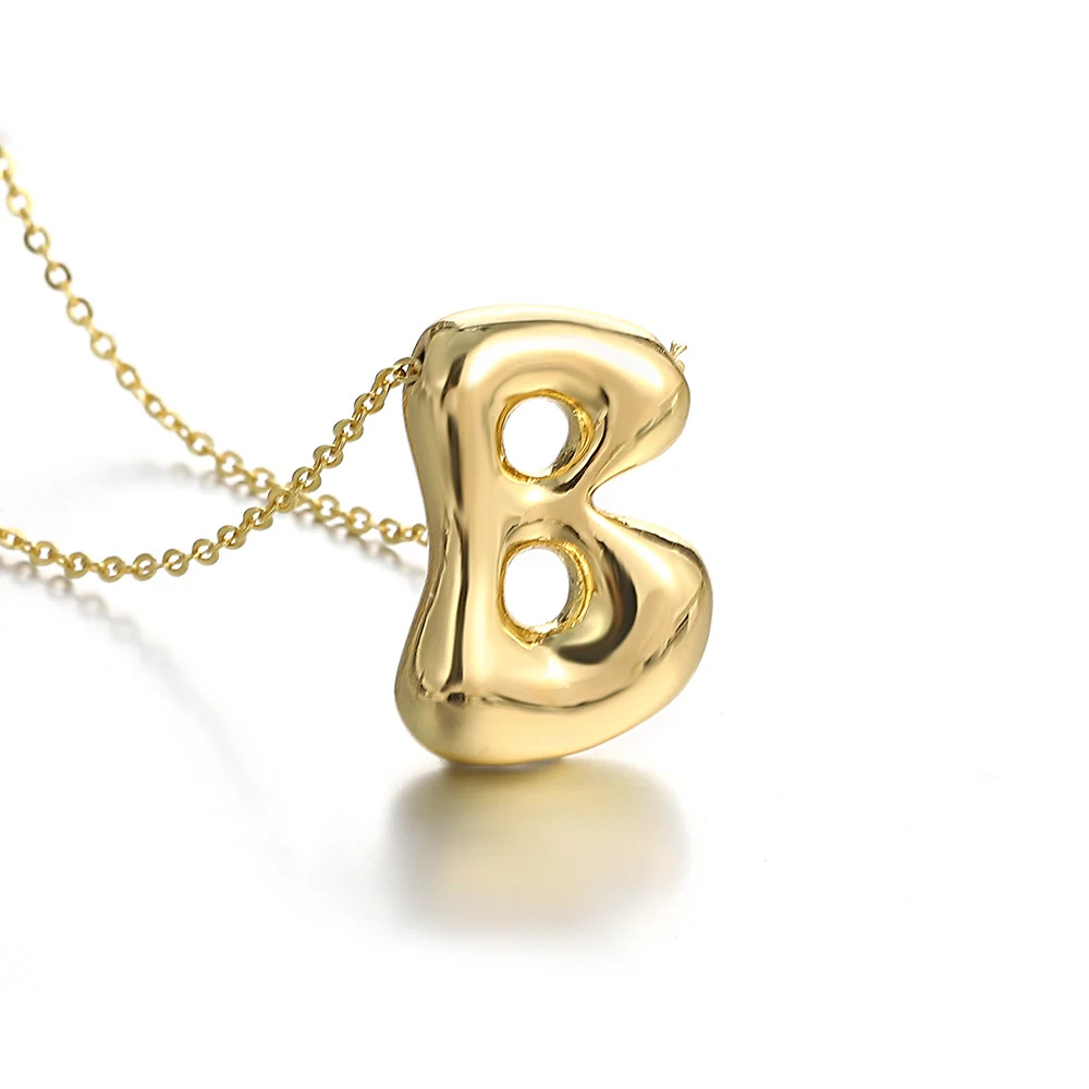13g Weight Lobster Trigger Clasp Closure Clasp Closure Type Copper Pendant Material Pendant Necklace Classification Copper Chain Material cable chain Chain Type 1 Piece Quantity Casual, Daily Occasion Copper Material Letter Pattern All Seasons Season Unisex Gender Plating Design Elegant, Simple Style Style Wholesale Jewelry Elegant Simple Style Letter Copper Plating Cable Chain Pendant Necklace 9