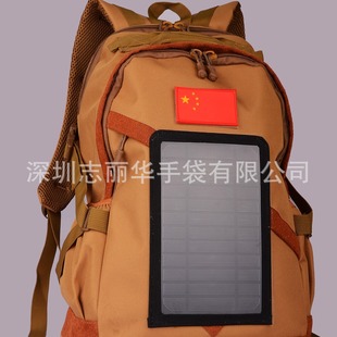 Solar Backpack in Stock 3.5W Solar Charging Mobile Phone/Tablet and Other Charging Solar Bag Factory