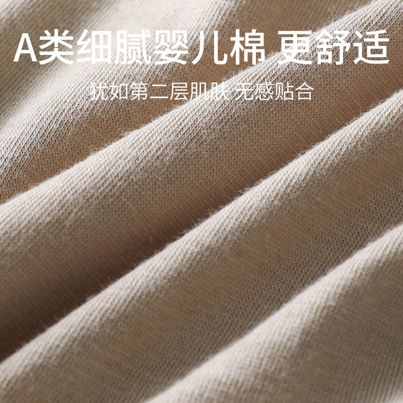 Combed Cotton Men's Pure Cotton Underwear Trendyy Boxer Shorts 7A Antibacterial Crotch Wheat Ear Waist Boxer Briefs Pure Cotton Breathable 2