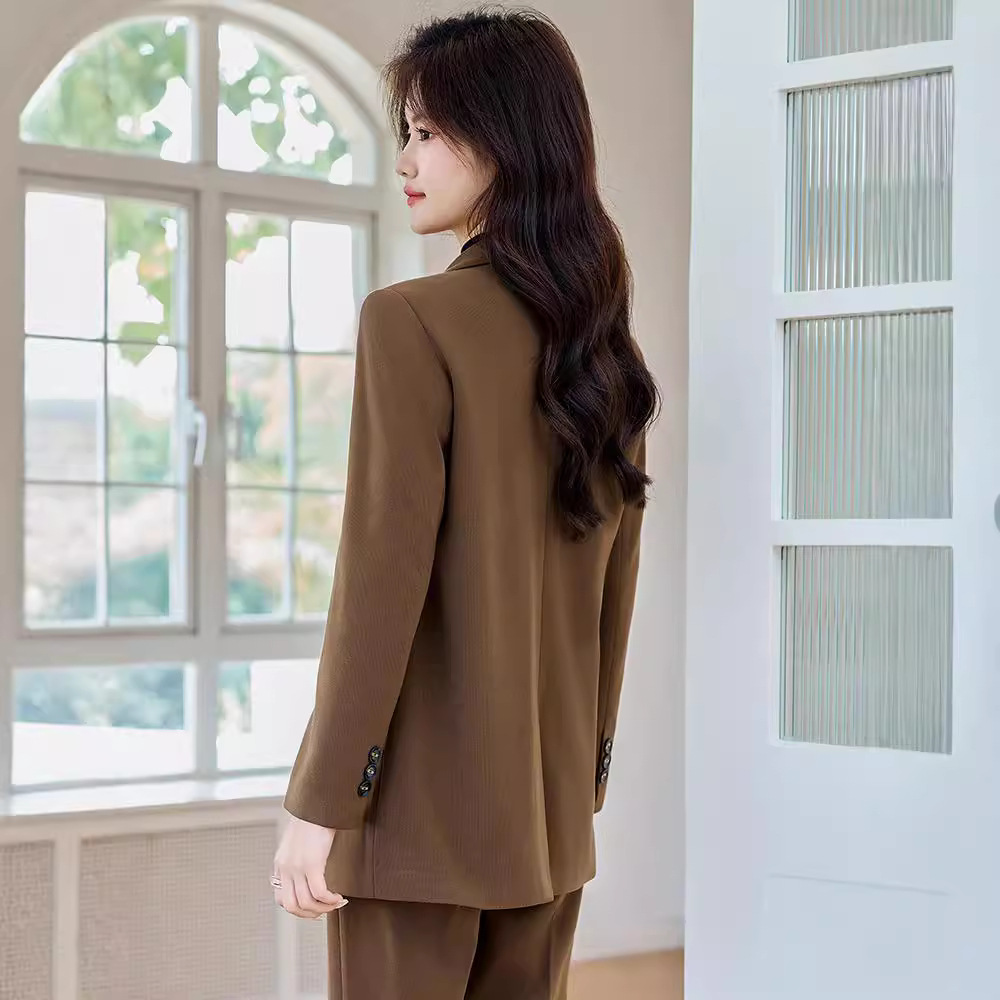 Apricot classic suit