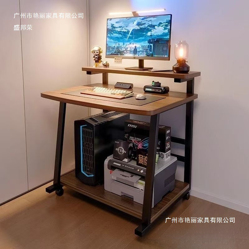 Manufacturer Desktop Computer Table Movable Bedroom Bedside Desk Small Apartment Notebook Workbench Home Study Writing