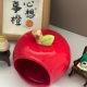 Creative Apple Hamster Nest Home Decoration Golden Bear Furniture Sleeping Summer Cool House Four Seasons Small Pet