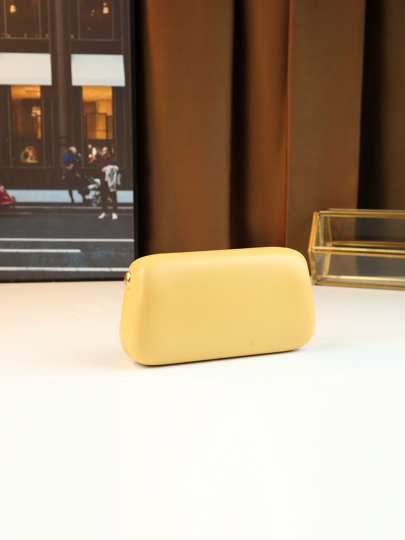 Borsa a tracolla box a pois elegante borsa minimalista per donna_voghion.com