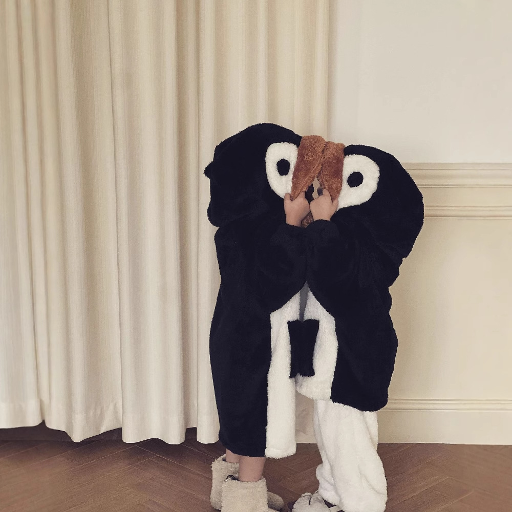 Niños pijamas de franela niños otoño e invierno bebé camisón niñas coral fleece homewear traje