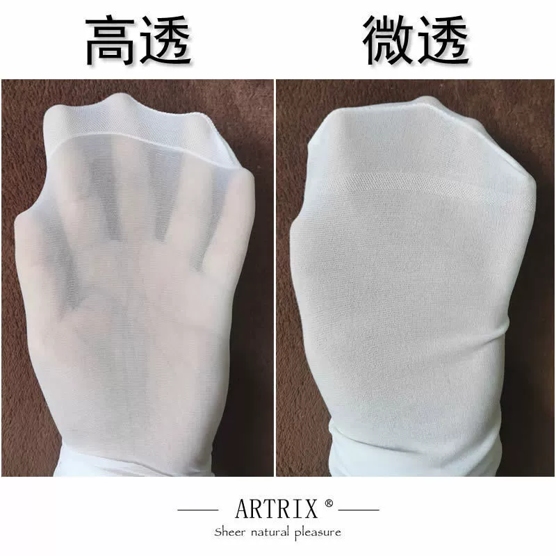 Ultra thin white high boots, knee socks, transparent uniform for elementary school students